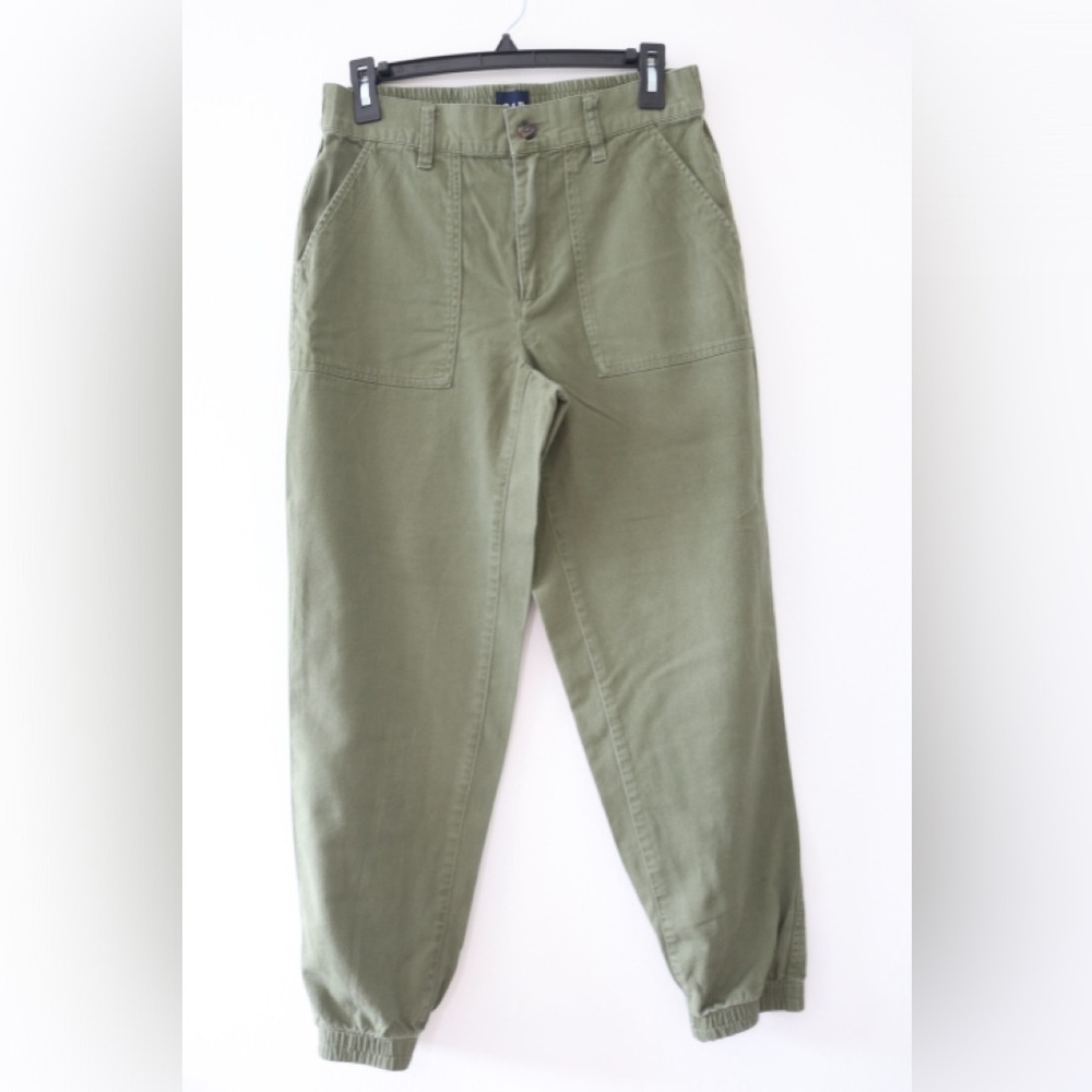 Gap Ladies Twill Jogger Size Small Four Leaf Clover - Picture 5 of 10